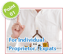 For Individual Proprietor / Expats
